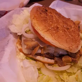 Mushroom Swiss Burger