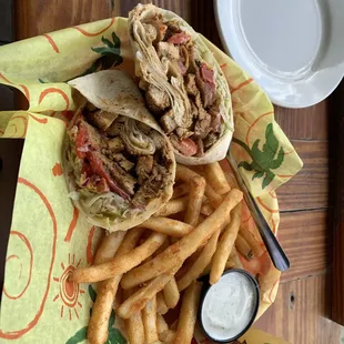 Blackened Chicken Wrap