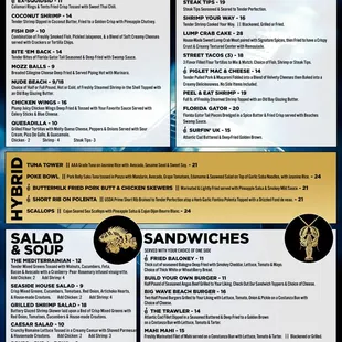 Updated Menu