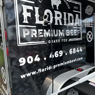 a food truck parked in a parking lot
