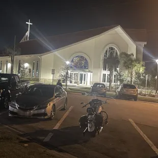 Church across the street