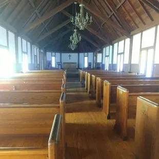 Inside chapel
