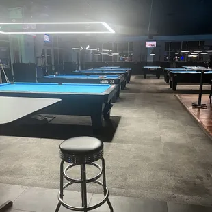 Pool table area