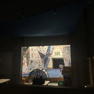 View of the gym from the outside