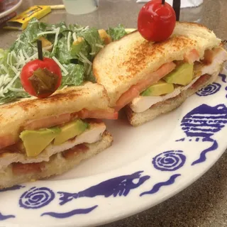 Grilled Chicken and Avo Melt