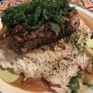 Gingered Peppered Ahi