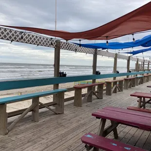 Too windy today for eating outside!