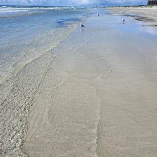 the beach! The water was warm for swimming &amp; crystal clear!!