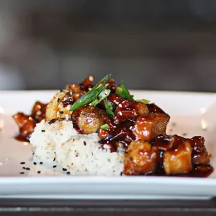 Orange Chicken on Happy Hour menu