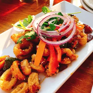 Happy hour calamari!