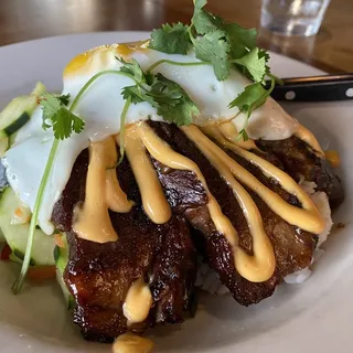 Ginger Soy Braised Short Ribs Plate