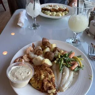 Outer banks seafood platter