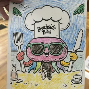 Page my husband and I colored