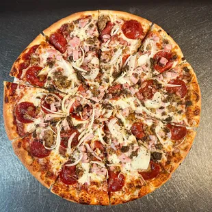 Shark Attack Pizza with onions