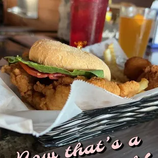 Grouper sandwich