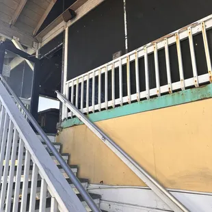 Second floor patio seating