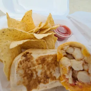 Seafood Burrito