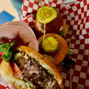 Cheeseburger Sliders. Yummmm
