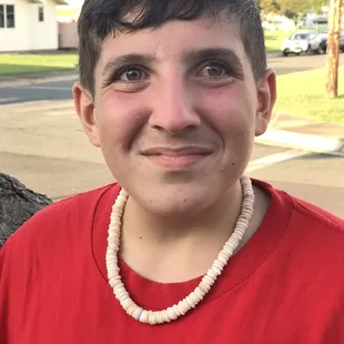 Our son on his 18th Bday! Super excited for his very own Puka! His response... &quot;this is REAL! Not like the fake ones we have seen!&quot;