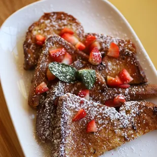 classic - grilled to a golden brown and sprinkled with powdered sugar