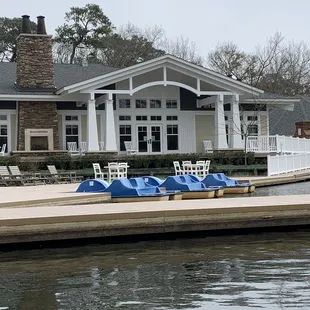 Paddle boats, first come first serve