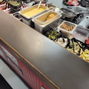 unappetizing display.