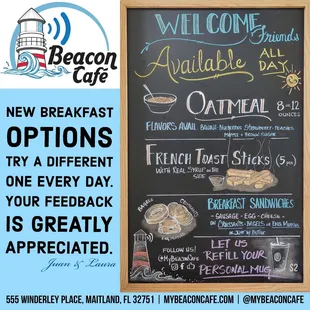 Breakfast option among others