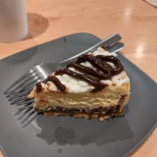 S&apos;mores cheesecake.