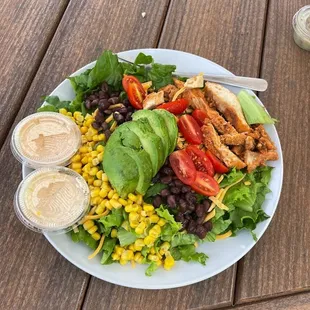 This was the Southwestern Salad.