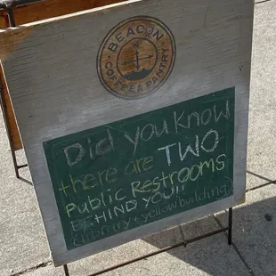 Front sign