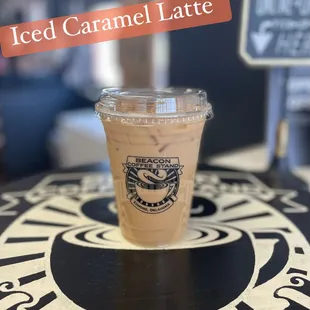 Iced Caramel Espresso Latte