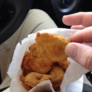 Fried pickles