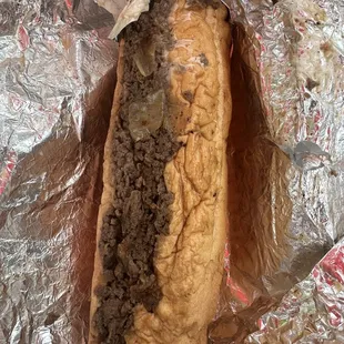 Cheesesteak with white American