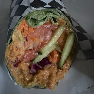 Hummus wrap