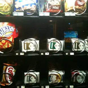 It's not often you have a vending machine with snacks and cigs