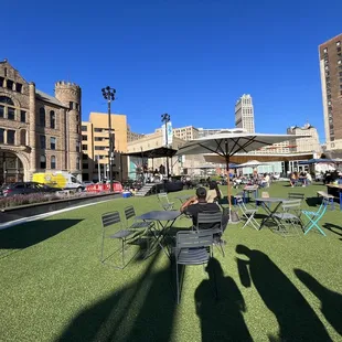 Plenty of seating - or bring your own!