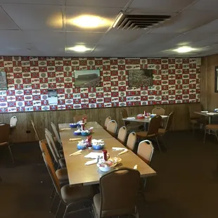 The Rebel Room which is next to the main dining room when you walk in.