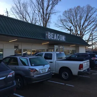 cars parked in a parking lot