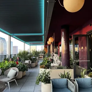 Outside balcony