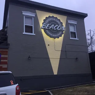 the exterior of the restaurant