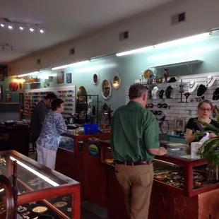 Customers on a Friday evening