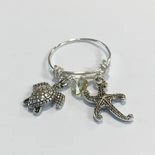 Hand made adjustable ring