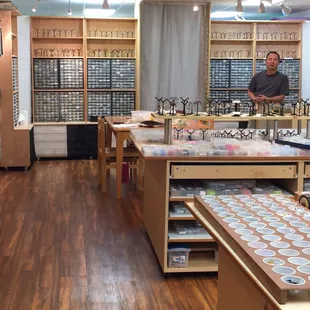 That&apos;s me manning the bead store
