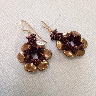 Rose Petal Earrings