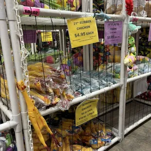 Rubber chickens and other throws! 9/2024