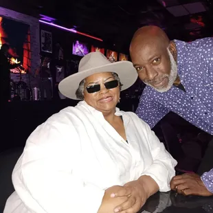 Staff was friendly. Posing with the birthday girl