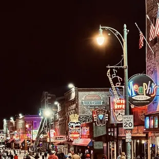 Beale Street at Night