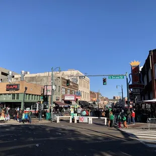 03.12.22: Beale Street Memphis TN - Silky O Sullivan St. Patrick's Day Parade just ended