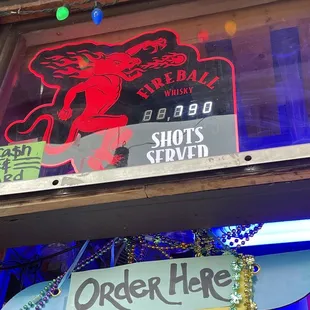 a sign for the store