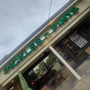 The entrance to the place